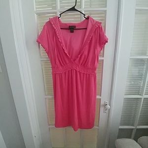 Nwot Lane bryant 14/16 pink terry swim cover-up